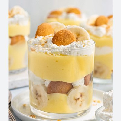 Individual Banana Puddings 