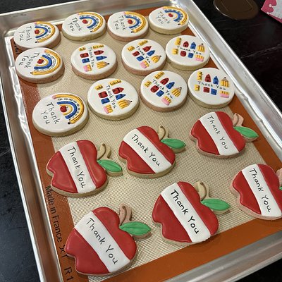 1 Dozen Basic Decorated Cookies 