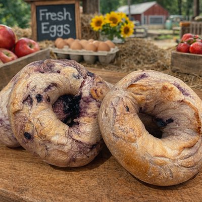 Blueberry Bagels