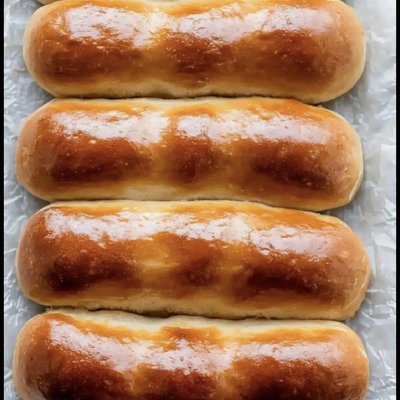 Sourdough Hotdog Buns X8