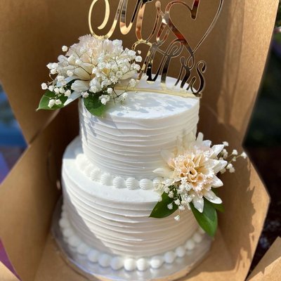 6” + 8” Two Tier Cake 