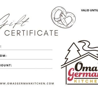 Gift Certificate