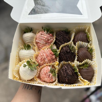Variety chocolate berries 
