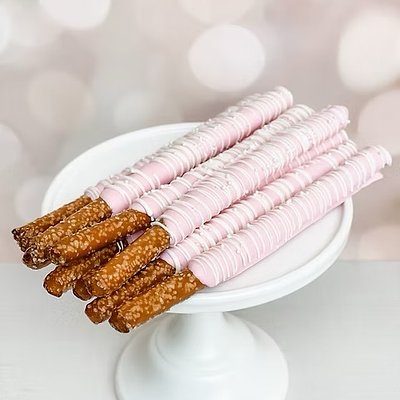Dipped Pretzel Rods 