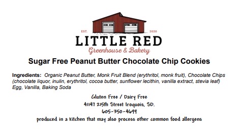 Sugar Free Peanut Butter Chocolate Chip Cookie 