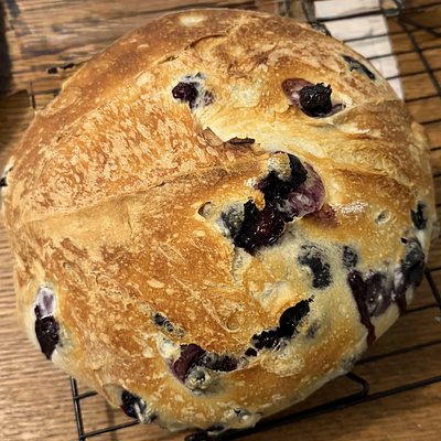 Lemon Blueberry Sourdough Loaf