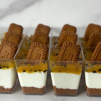 Passion Fruit Cheesecake Cups