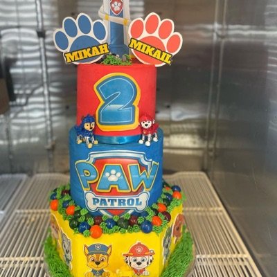 6,8,10" 3 tier Freestyle Custom Cake