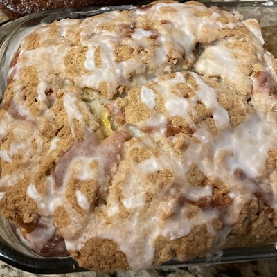 Sourdough Peach Cobbler Bread Medium Loaf