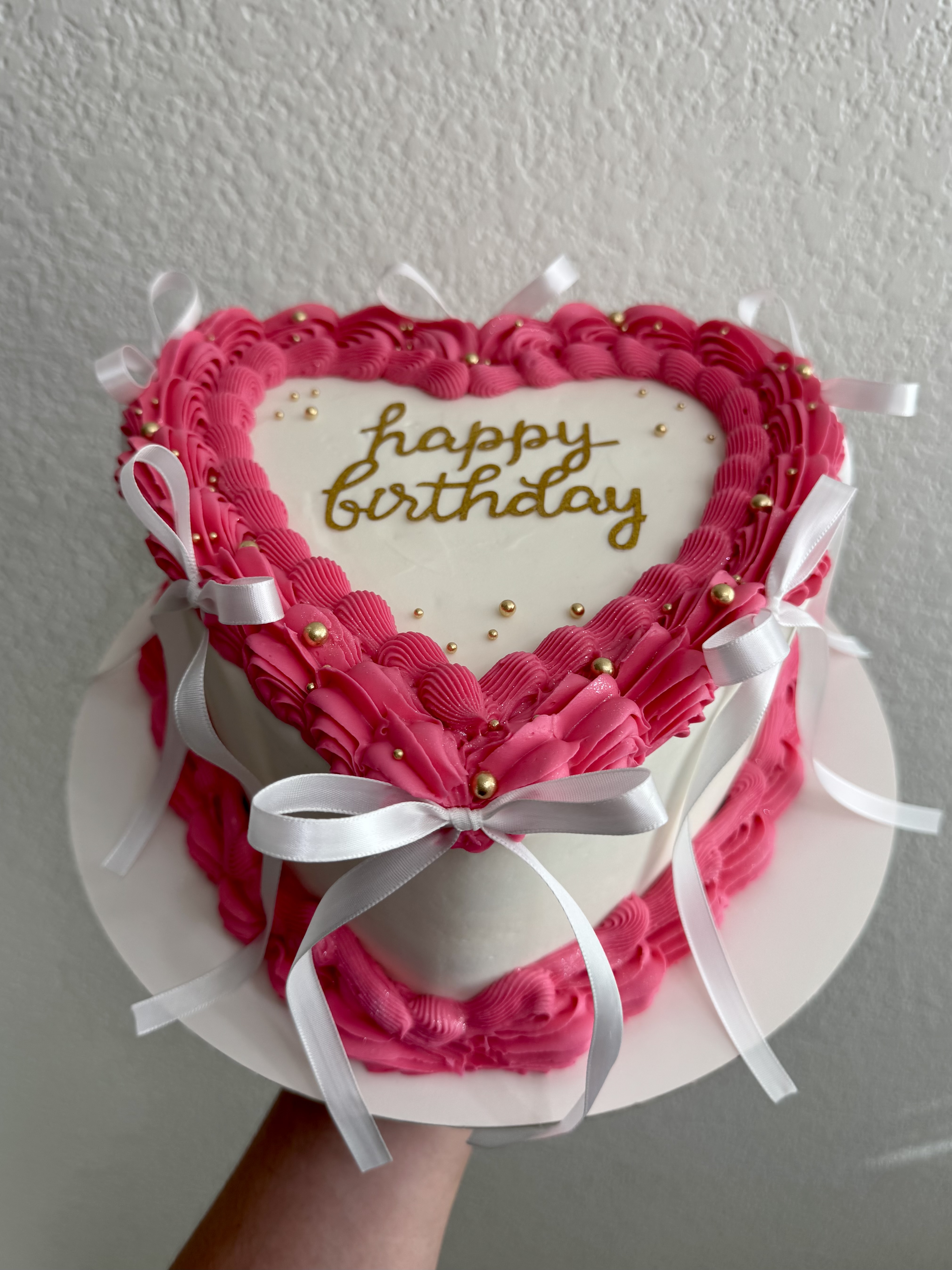 8” Heart Cake