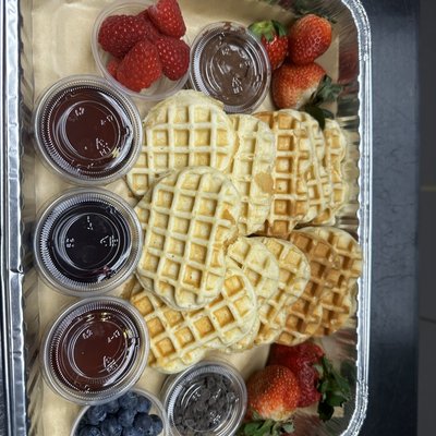 Valentin Waffles For 2 