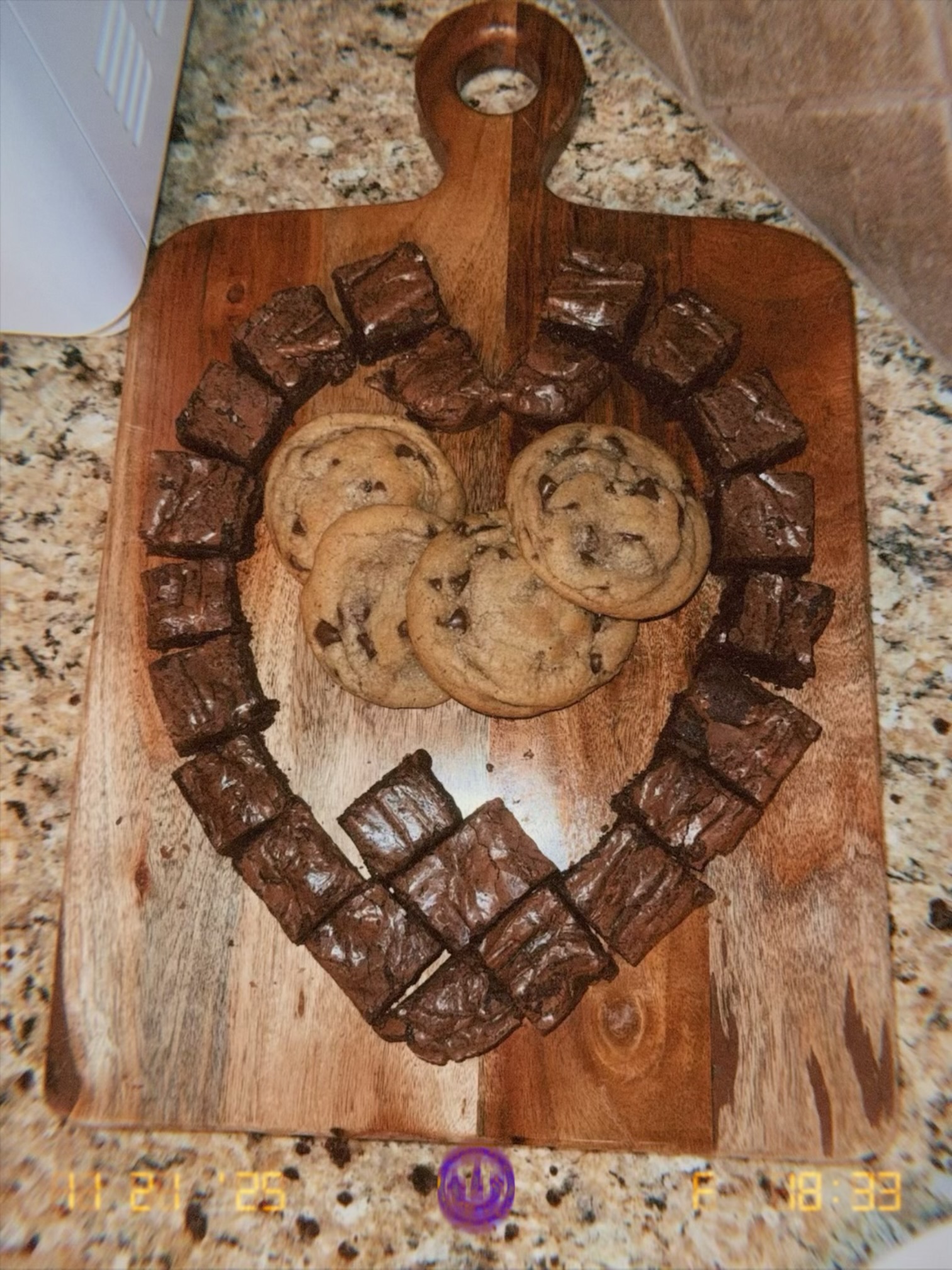 8x8 Pan Of Sourdough Brownies With Chocolate Chips