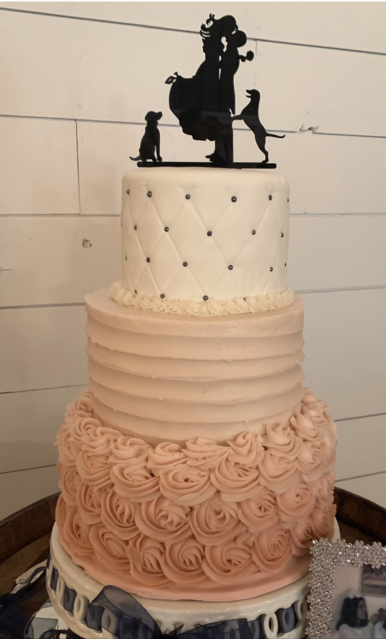 3 & 4 Tier Wedding Cake