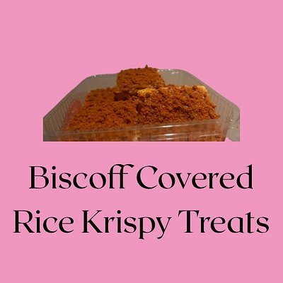 Biscoff Covered Rice Krispy Treats