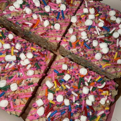 Birthday Cake Rice Krispies