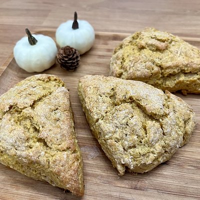 Pumpkin Spice Sourdough Scone 