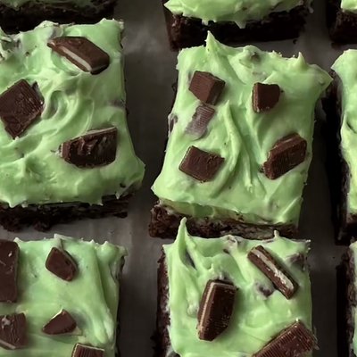 Mint Chip Brownies