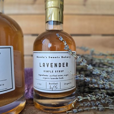 Lavender Simple Syrup (6 oz)