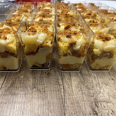 Banana Pudding Cake Cups
