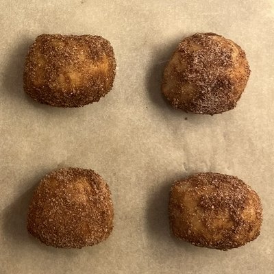 Sourdough Pretzel Bites - Cinnamon Sugar