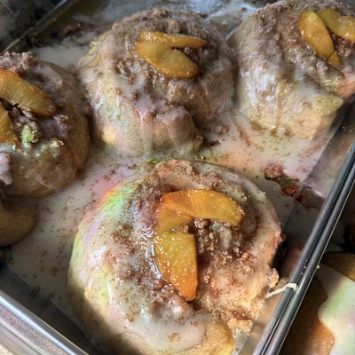 Jumbo Peach Cobbler (4)!