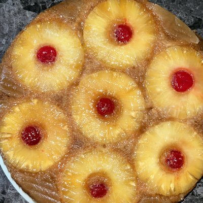 Upside Down Pineapple Cheesecake 