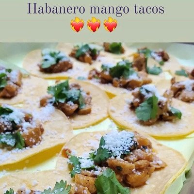 Mango Habanero Chicken Tacos /Pop Up/Catering