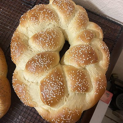 Challah Bread Braid