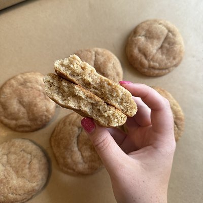 soft baked snickerdoodle cookies