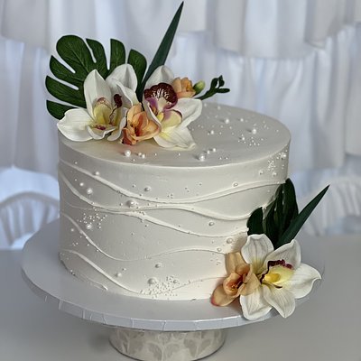 Wavy Tropical Cake