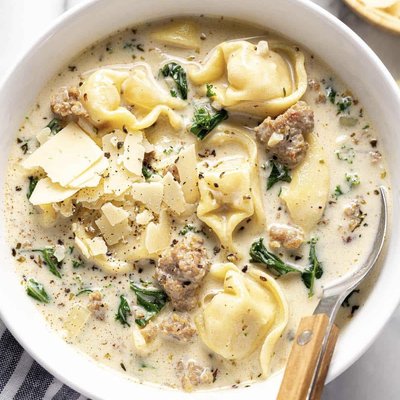 Sausage Tortellini Soup