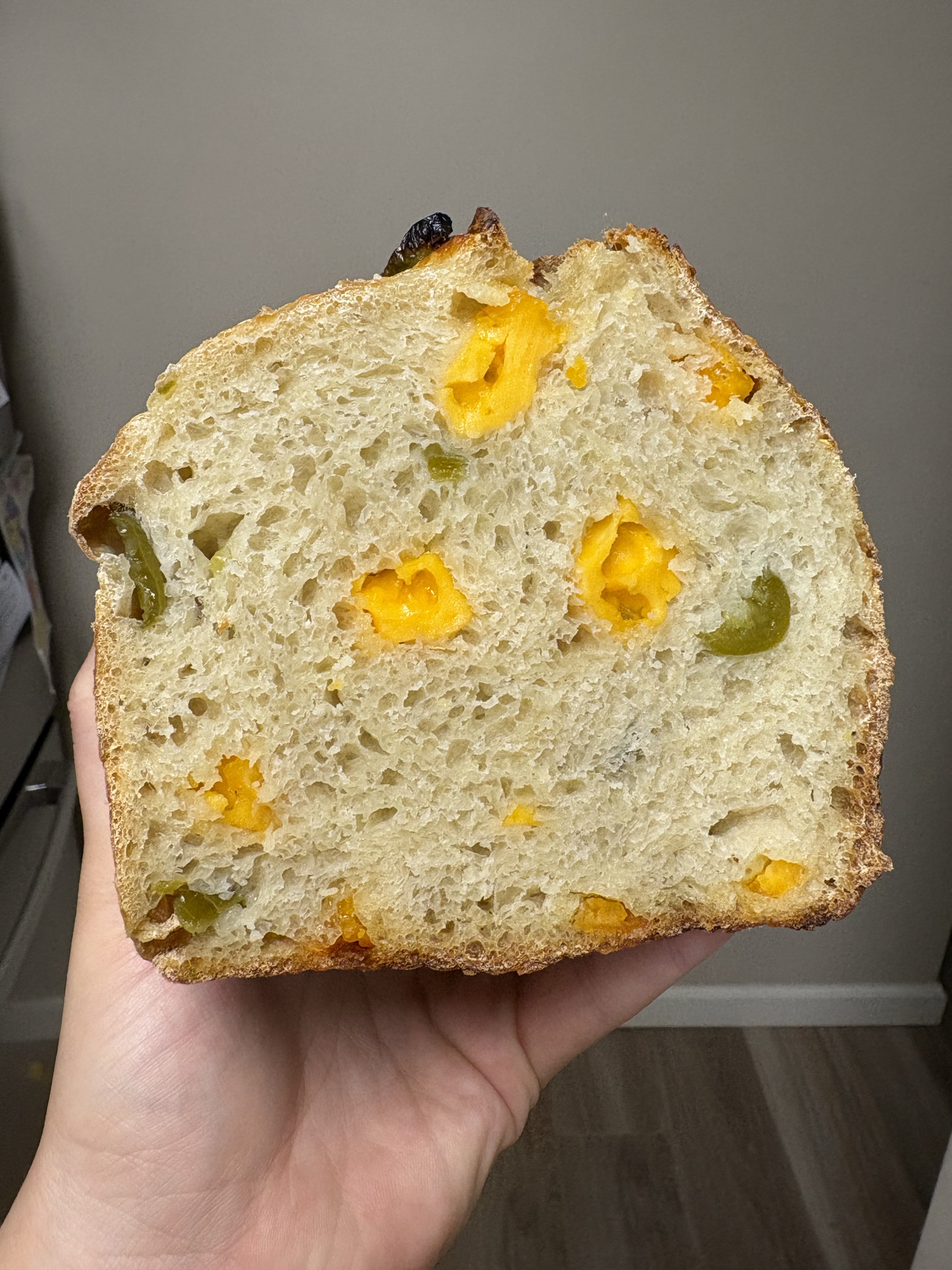 Jalapeño Cheddar Sourdough Loaf