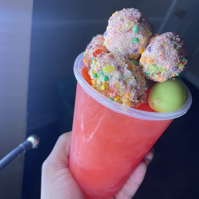 Frozen Icy Cups W/ Grapes