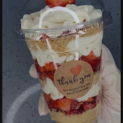 Strawberry Cheesecake Cup