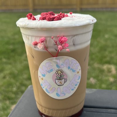 Raspberry Cheesecake Latte