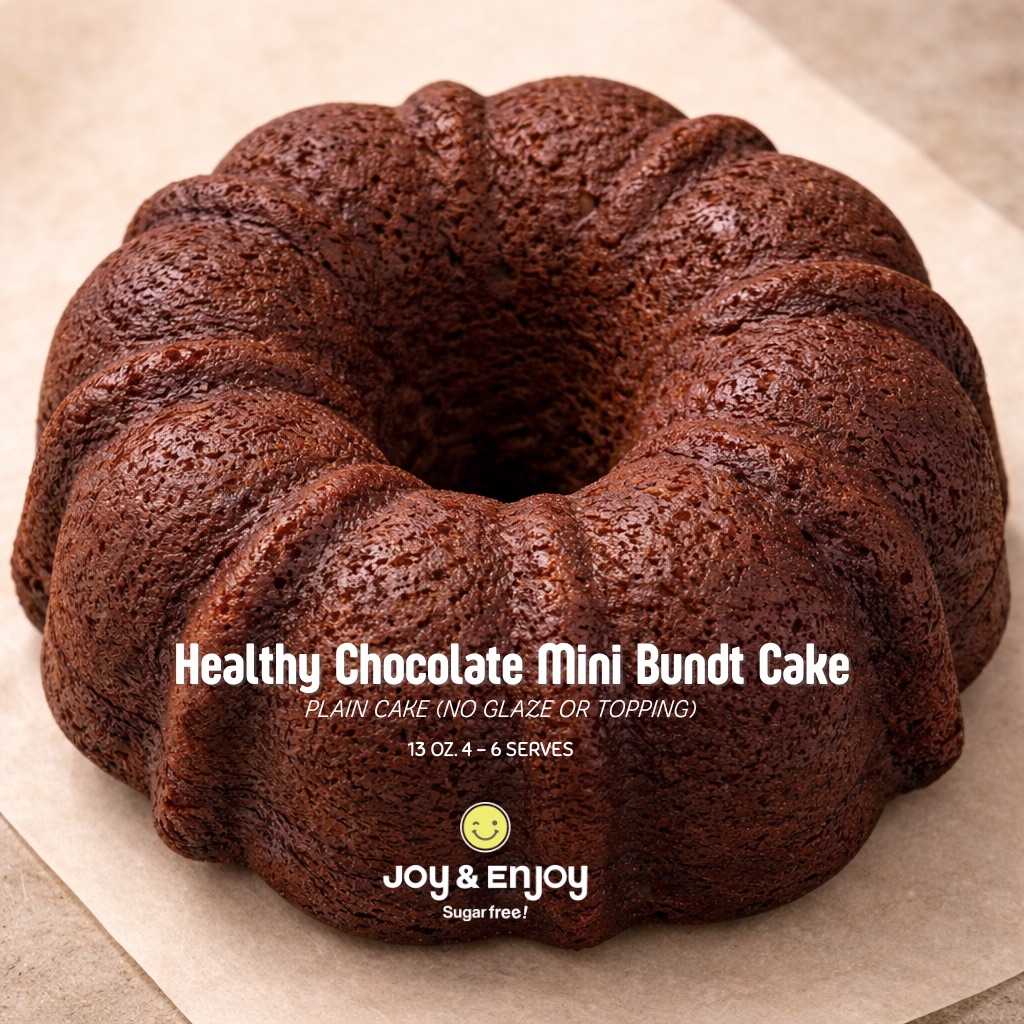 Healthy Chocolate Mini Bundt Cake