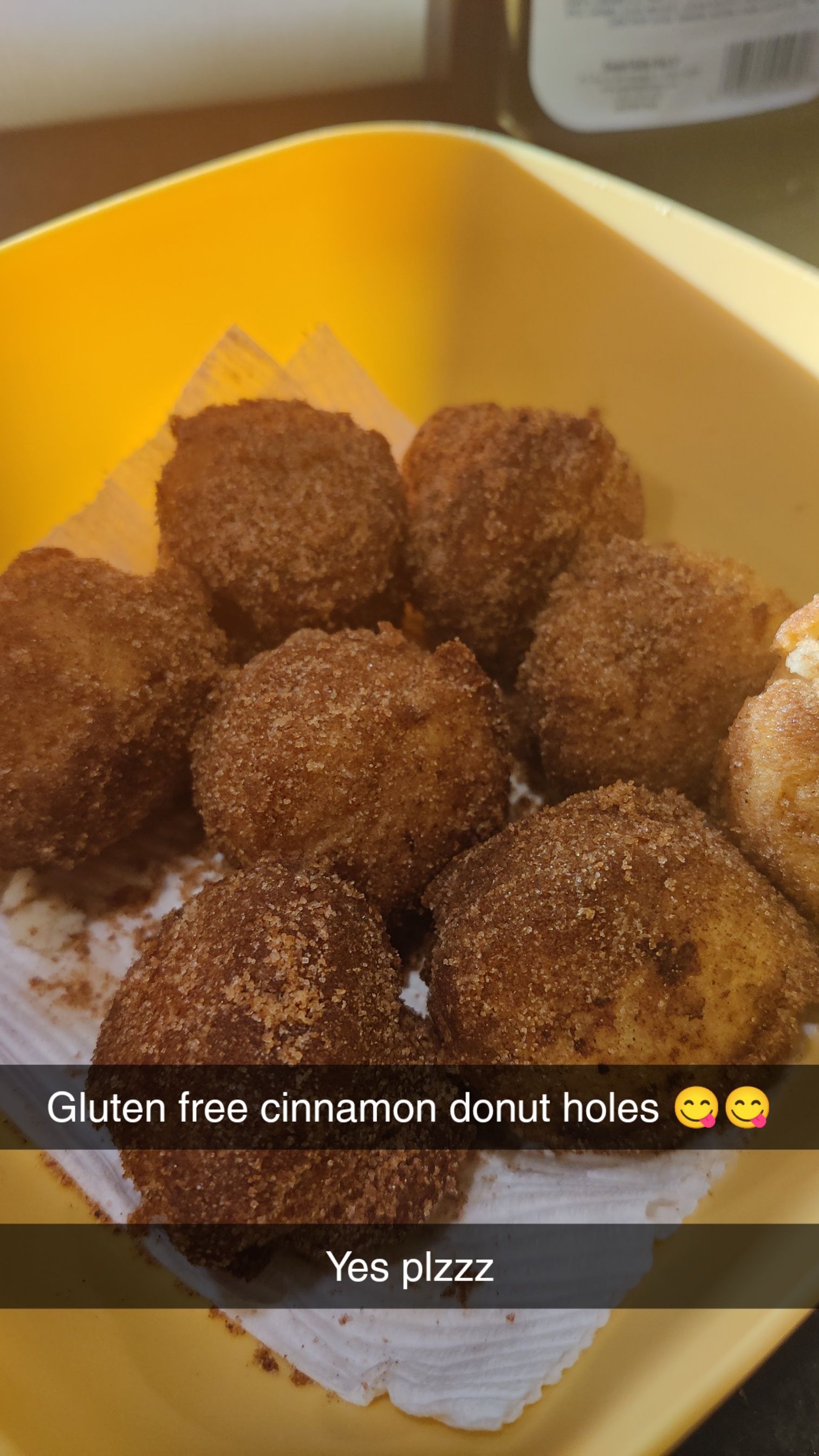 Gluten Free Cinnamon Donut Holes