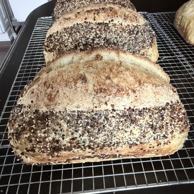 Everything Seasoning Sourdough Bread