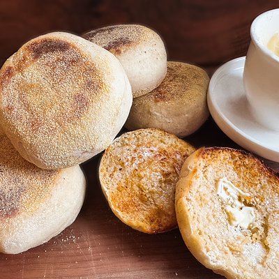 Sourdough English Muffins 