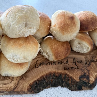 Soft White Sourdough Rolls X6 Large