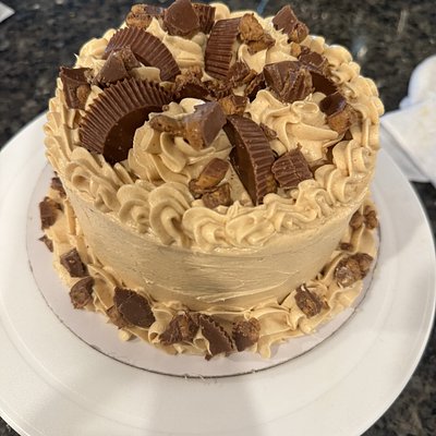 Peanut Butter Cup 6” Triple Layer