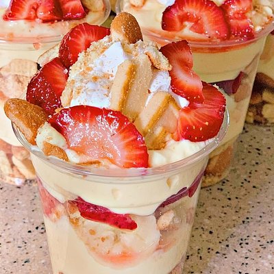 Strawberry Banana Pudding 