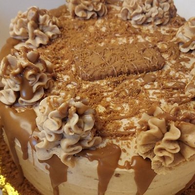 Lotus Biscoff Cookie Butter Cake