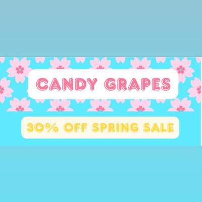 Large Candy Grape Tray