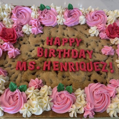 Sheet Pan Cookie Cake(any flavor)
