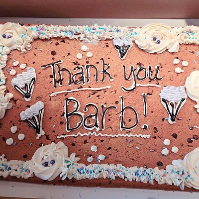 Large Rectangle Cooke Cake (12x17 Jelly Roll Pan)