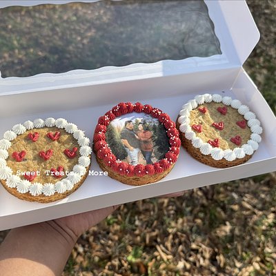 4” Cookie Cake Trio w/ Edible Image