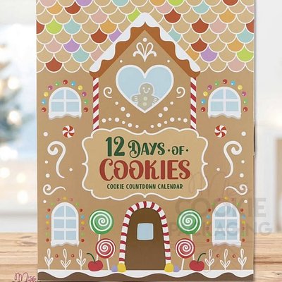 Gingerbread House Cookie Calendar