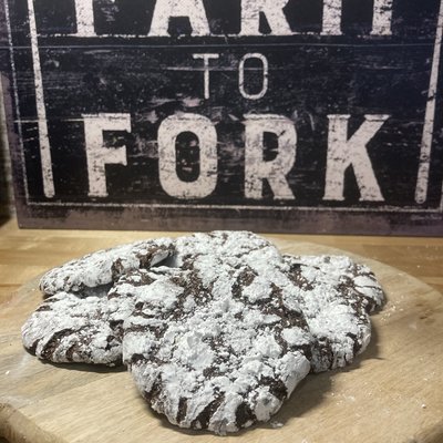 Fudgy Crinkle Cookies 