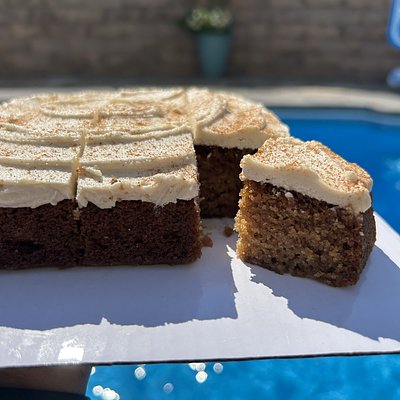 9 Inch Square Apple Spice Cake